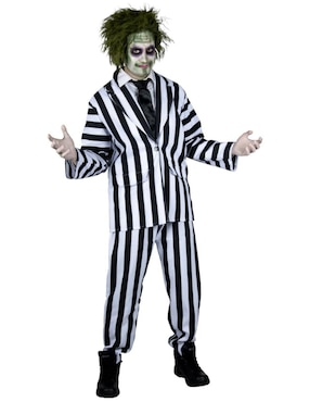 Disfraz Ghoulish Productions Warner Bros de fantasma Beetlejuice para hombre