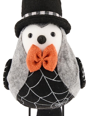 Figura decorativa de Halloween Cementerium con forma de pájaro