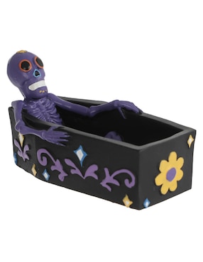 Figura decorativa de halloween Cementerium con forma de ataud