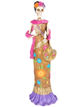 Figura decorativa Día de Muertos Cementerium con forma de catrina