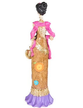 Figura decorativa Día de Muertos Cementerium con forma de catrina
