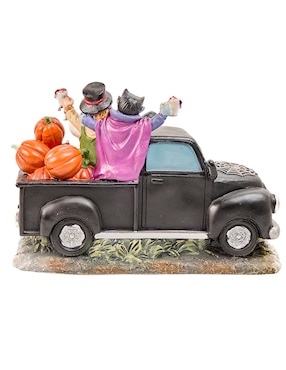 Figura decorativa de Halloween Cementerium con forma de camioneta
