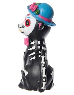Figura decorativa de Día de Muertos Cementerium con forma de gato