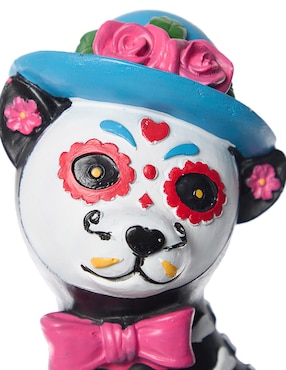 Figura decorativa de Día de Muertos Cementerium con forma de gato