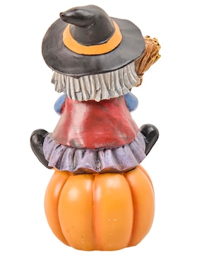 Figura decorativa de Halloween Cementerium con forma de bruja
