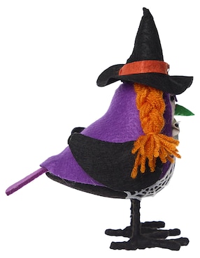 Figura decorativa de Halloween Cementerium con forma de pájaro