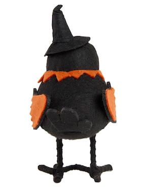 Figura decorativa de Halloween Cementerium con forma de pájaro