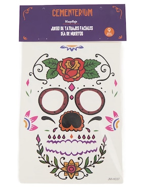 Juego de tatuajes faciales Cementerium