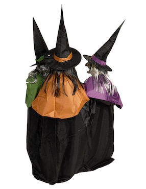 Figura decorativa de Halloween Cementerium con forma de bruja