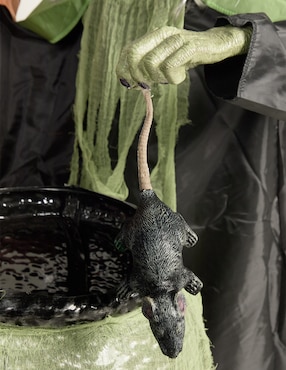 Figura decorativa de Halloween Cementerium con forma de bruja