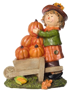 Figura decorativa Haus Harvest con forma de espantapájaros