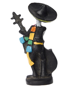 Figura decorativa de Día de Muertos Cementerium con forma de mariachi