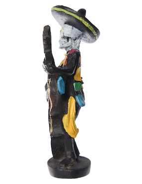 Figura decorativa de Día de Muertos Cementerium con forma de mariachi