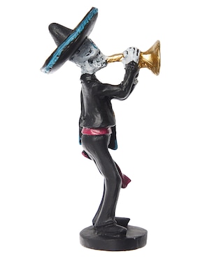 Figura decorativa de Día de Muertos Cementerium con forma de mariachi