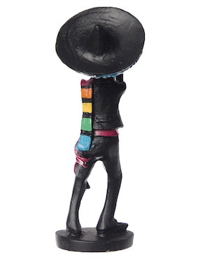 Figura decorativa de Día de Muertos Cementerium con forma de mariachi