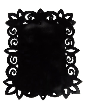 Figura decorativa de Día de Muertos Cementerium Catrina con forma rectangular