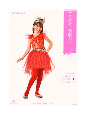 Disfraz de Halloween Seasons H de diablo para niña