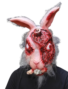 Máscara para disfraz de conejo Nightmare Makers Ghoulish Productions