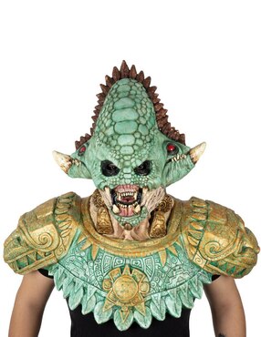 Máscara para disfraz de Quetzalcóatl Nightmare Makers Ghoulish Productions