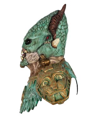 Máscara para disfraz de Quetzalcóatl Nightmare Makers Ghoulish Productions