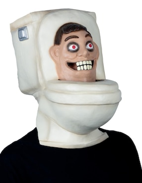 Máscara para disfraz Ghoulish Productions de Skibidi Toilet