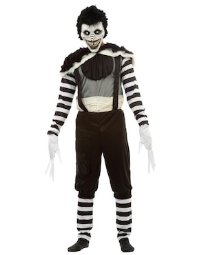 Disfraz Ghoulish Productions Creepypastas Laughing Jack para hombre