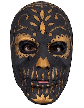 Máscara para disfraz de Catrina Black Diseño Original Ghoulish Productions
