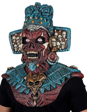 Máscara para disfraz de mictlantecuhtli Nightmare Ghoulish Productions