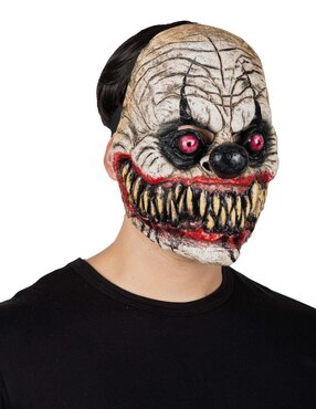 Máscara para disfraz de payaso rabioso Hard Látex Ghoulish Productions