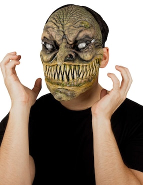Máscara para disfraz de bruja rabiosa Hard Látex Ghoulish Productions