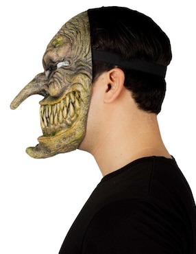 Máscara para disfraz de bruja rabiosa Hard Látex Ghoulish Productions