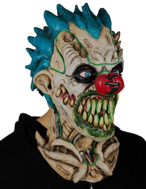 Máscara para disfraz de payaso con picos y luz led Clowns Led Ghoulish Productions