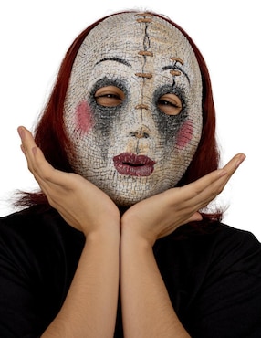Máscara para disfraz de muñeca poseída Urban Mask Ghoulish Productions