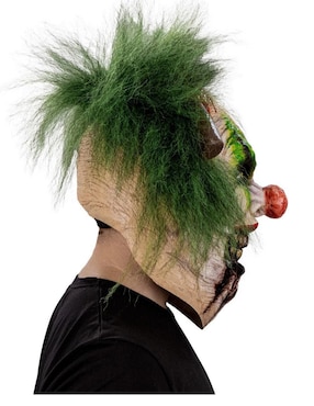 Máscara para disfraz de payaso con cuchillo Clowns Ghoulish Productions