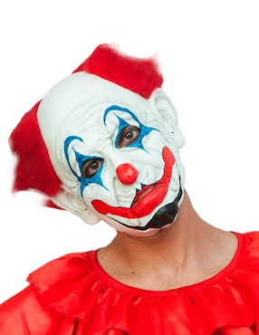 Máscara para disfraz de Rosso the clown Perfect fit Ghoulish Productions