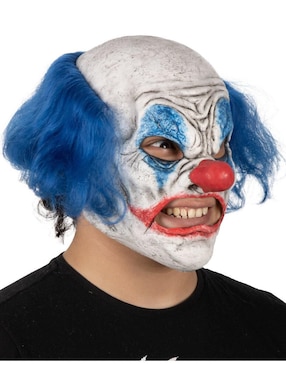 Máscara para disfraz de payaso Rabioso azul Clowns Ghoulish Productions