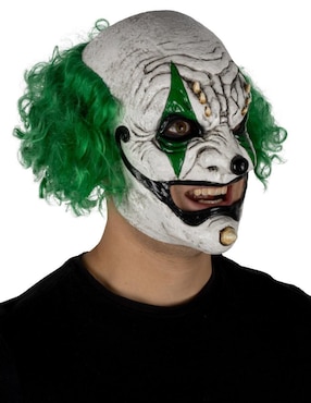 Máscara para disfraz de Prankster Clown Ghoulish Productions