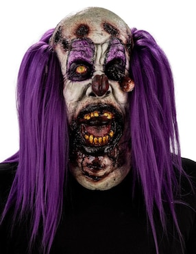 Máscara para disfraz de zombie glotón Clown Ghoulish Productions