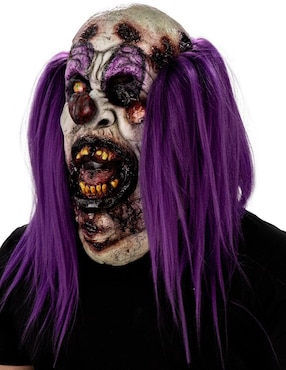 Máscara para disfraz de zombie glotón Clown Ghoulish Productions