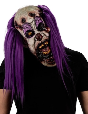 Máscara para disfraz de zombie glotón Clown Ghoulish Productions