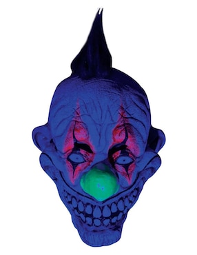 Máscara para disfraz de Clown Neón Prankster Ghoulish Productions