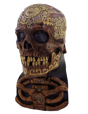 Máscara para disfraz de Calavera Azteca Skull Ghoulish Productions