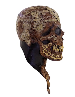 Máscara para disfraz de Calavera Azteca Skull Ghoulish Productions