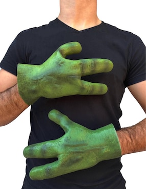 Guantes para disfraz de manos extraterrestre verde Ghoulish Productions