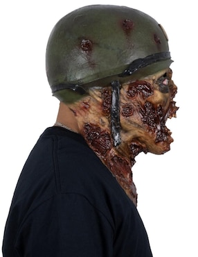 Máscara para disfraz de capitán zombie Ghoulish Productions