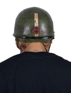 Máscara para disfraz de capitán zombie Ghoulish Productions