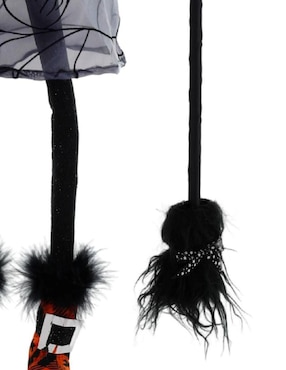 Figura decorativa Queca Designs Halloween con forma de bruja