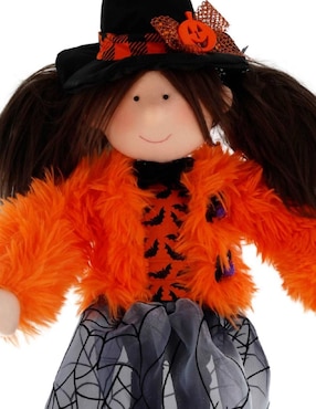 Figura decorativa Queca Designs Halloween con forma de bruja