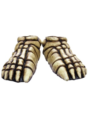 Cubre zapatos para disfraz de pies de esqueleto Skull Ghoulish Productions
