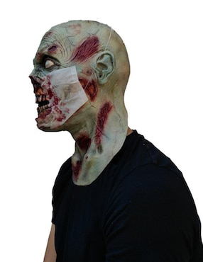 Máscara para disfraz de paciente Zombie Ghoulish Productions